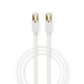 Nedis CCGB85221WT10 - Omrežni kabel CAT6 S/FTP | Vtič RJ45 (8P8C) - Vtič RJ45 (8P8C) | 1 m | Bela