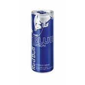 RedBull The Blue Edition energijska pijača z okusom borovnice, 24 x 250 ml