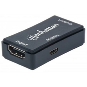 Manhattan HDMI™ Proširenje (produžetak) Putem signalnog kabela Manhattan HDMI Repeater verlängert 4KVideo und Audio verlustfrei 40 m