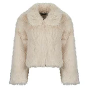 Only ONLMANNY FAUX FUR JACKET Bež