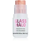 Revolution Glass Halo Highlighter Stick osvetljevalec v paličici odtenek Rose Glow 4.5 g