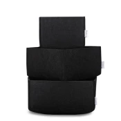 Wallxpert HMY 6269 Set kutija za odlaganje, 3 komada, Crni