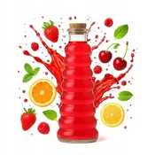 shumee Steklena steklenica VERONA 380 ml, karafa za vodo, sok, alkohol, likerje, olivno olje