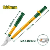 JADEVER Makaze za grane, teleskopske, 90cm