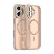 Hibridni ovitek HaloFrost II MagSafe za iPhone 16 - gold