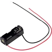 TRU COMPONENTS Držalo za baterije 1x Lady (N) kabel TRU COMPONENTS BH-511-4A, (20636020)