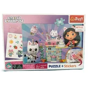 Trefl Puzzle 35 + nalepke - Gabbys Dollhouse
