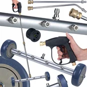 Rosfix Set AutoClean ProLine Karcher – Brizgalna Lanca Za Pranje Podvozja | Nadomestni Del za visokotlačni čistilnik Kärcher K2–K7, 300 bar, 4 šobe,, (5000356580)