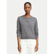 Guess Jeans Pletena jopica W6BR02 Z1245 Siva Regular Fit
