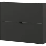 Antracitno siva preklopna/stenska omarica za čevlje v hrastovem dekorju 100x83x18 cm Ameca – Germania