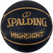 Spalding Žoge košarkaška obutev črna 7 Highlight Ball