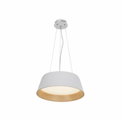 Bijela/u prirodnoj boji LED viseca svjetiljka s metalnim sjenilom o 45 cm Umbria – Candellux Lighting