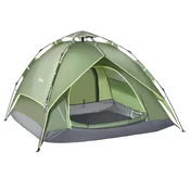 Homestar Kamp telk kahetelk 2 täiskasvanule ja 1 lapsele 210x210x140 cm roheline