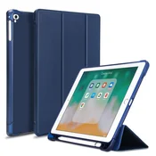 GS Ovitek za iPad 9,7 2018/2017 (6./5. generacija)/Air 2/1 9,7 2014/2013, Smartcase z držalom za pisalo, temno moder