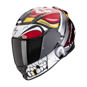 Integrální helma na motorku Scorpion EXO-491 PIRATE cervená