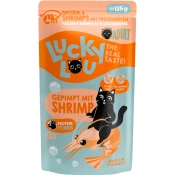 Lucky Lou Life Stage Pouch mačja hrana Adult - perutnina in kozice - 125 g