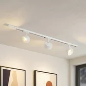 Lindby sistem tirnic Linaro, premer 9,5 cm, 3-krilna, LED, bela - Študija/pisarna - Sodobni - Kovina