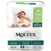 MOLTEX Moltex Pure & Nature Maxi hlačne plenice, 7–12 kg (22 kosov)