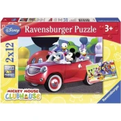 Ravensburger Puzzle Mickey Mouse s prijatelji 2x12 kosov