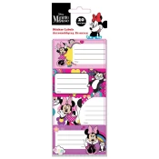 Luna: Nalepke za zvezke Minnie Miška, paket 20 kosov