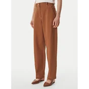 Guess Jeans hlače W6GB10 W1805 Rjava Relaxed Fit