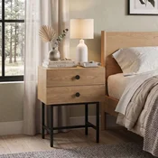 Hanah Home nocni ormaric Komo, 48 cm, hrast Sapphire