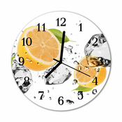 tulup.si Steklena okrogla ura Lemon fi 30 cm