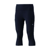 Mizuno CORE 3/4 TIGHT, ženske tajice za trčanje, crna J2GB020209