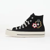 Sneakers Converse Chuck Taylor All Star Lift Platform Floral Patchwork Hi Black/ White/ Sunny Angle EUR 37