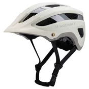WOZINSKY Kolesarska čelada za mtb s snemljivim vizirjem, lahka, 57-62 cm - pastelno zelena