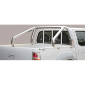 Misutonida Roll Bar O76mm inox srebrni za pickup Mazda BT 50 2007-2012 freestyle cab s TÜV certifikatom