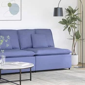 Modularna sofa s jastucima, traperice plave boje, 100 cm