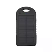 PowerBank baterija/punjač 6000 mAh solarni Black