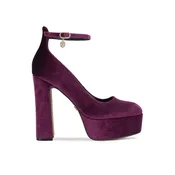 Čevlji s peto NINE WEST WFA3040-1 Vijolična