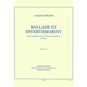 GHIDONI:BALLADE ET DIVERTISSEMENE,ALT SA