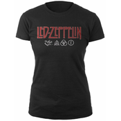 Led Zeppelin Logo & Symbols ženska majica L
