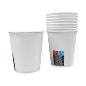 Papirna caša 1-sl, 250 ml, d=80 mm, Bela SUP, 100 kom