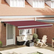 Tenda na automatsko uvlacenje bordo 400 x 300 cm