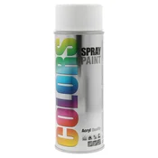 Akrilna barva v spreju RAL sijaj/mat COLORS 400ml Motip - RAL 9010 bela mat