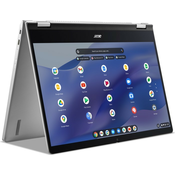 Acer Chromebook Spin 514 CP514-3H-R4SQ Sparkly Silver, Ryzen 3 5425C, 8GB RAM, 128GB Flash, DE