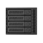 CHIEFTEC CMR-3141SAS 4 x 3.5 ili 4 x 2.5 SATA crna fioka za hard disk