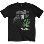 John Lennon Imagine Peace Black XL Majica