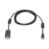 DIGITUS Digitus USB-C / HDMI adapterski kabel USB-C vtič\, HDMI-A vtič 5.00 m črna AK-300330-050-S zaščiten\, dvojno oklopljen USB-C®-Display kabel, (20416857)