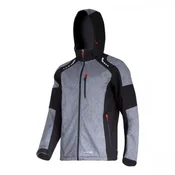 JAKNA SOFTSHELL SIVO-ČRNA-RDEČA 2XL LAHTI L4092305