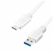Kabel USB-C => USB A 3.2 Gen1x1 A 1,00m Logilink - bel (CU0174)