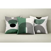 Aberto Design Set dekorativnih jastucnica Asr_plw25-42, 43x43 cm, 3 komada, Šarena