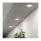 Eglo 901394-komplet 3xLED vgradnih stropnih svetilk FUEVA LED/3,7W/230V O 8,8 cm bela