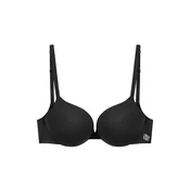 GOD SAVE QUEENS Nedrček Second Skin Ultimate Push-Up Bra antracit