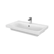 Cersanit K116-013-ECO - Vgradni umivalnik MODUO 45x80 cm keramika/sijajna bela
