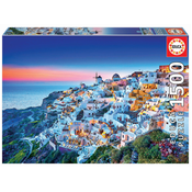 Puzzle Santorini Educa 1500 dijelova i Fix ljepilo od 11 godina
